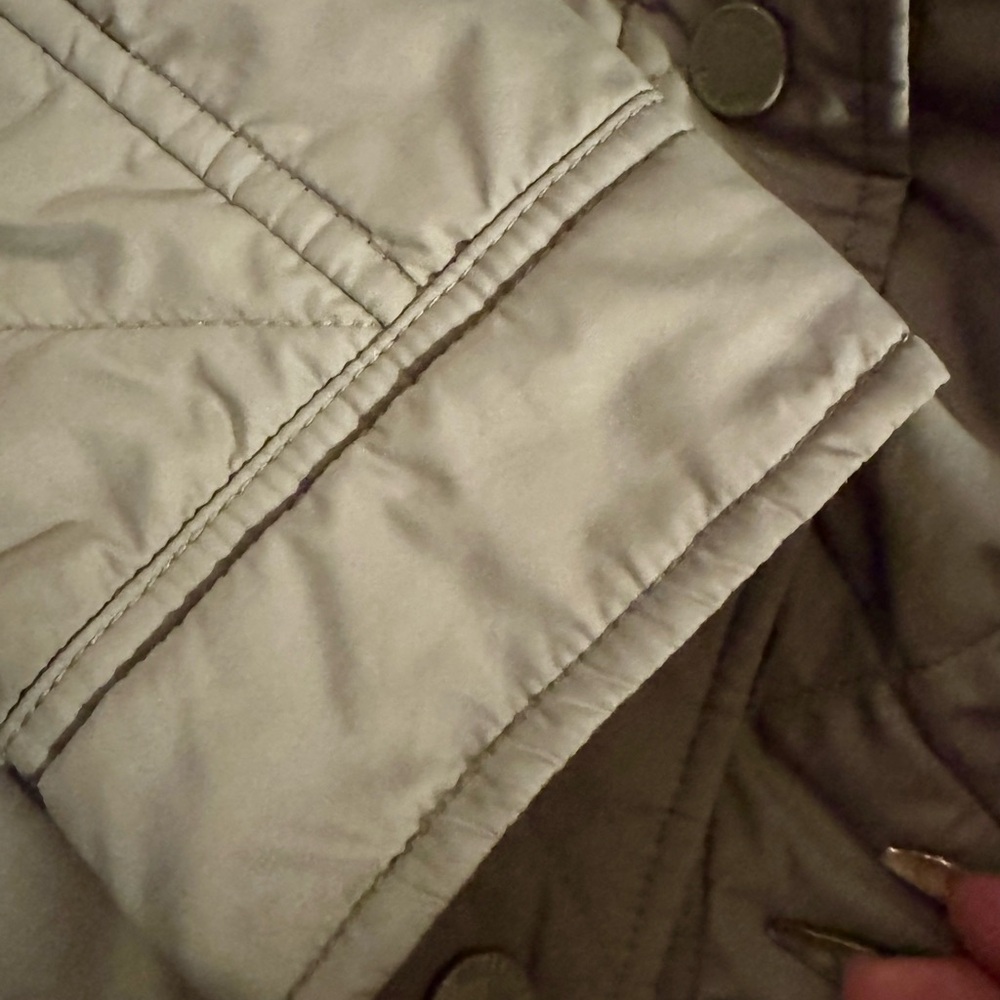 Neutral Quilted Jacket - Picture 6 of 15